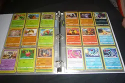 Pokemon Card Binder Lot 20 Total Pages Filled Front And Back - Image 12