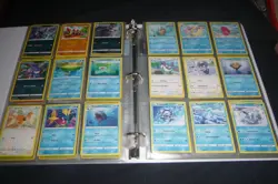 Pokemon Card Binder Lot 20 Total Pages Filled Front And Back - Image 13