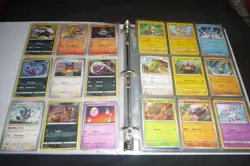Pokemon Card Binder Lot 20 Total Pages Filled Front And Back - Image 9