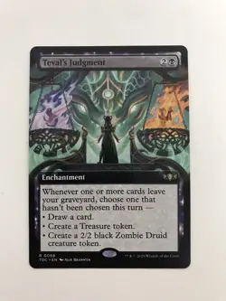 Teval's Judgment Extended Borderless MTG Magic the Gathering Card NM Mint TDC - Image 2