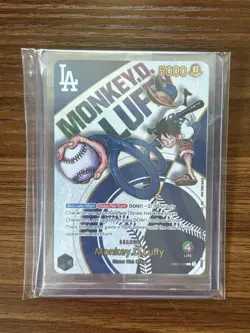 One Piece Monkey.D.Luffy EB02-010 LA Dodgers Promo Card 7/3/25 - Image 1