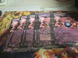 (12 Card Lot) Team Rocket's Mewtwo EX JumboPromo 205 TCG POKEMON Destined Rivals - Image 1