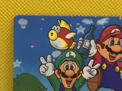 Mario Luige Yoshi Koopa Mario Kart Card BANPRESTO 1993 No.04 Nintendo Japan F/S - Image 2
