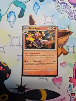 Pokémon TCG Skeledirge Cosmos Holo Card 031/191 Surging Sparks - Image 3