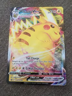 Pokemon TCG Pikachu VMAX SWSH286 Black Star Promo Jumbo Card NM Condition - Image 3