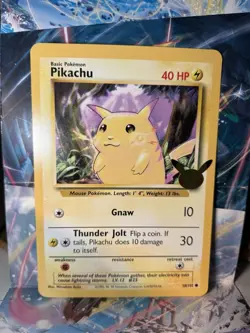 Pokemon Jumbo Oversized Base Set Pikachu 58/102 Promo Card PROMO - Image 1
