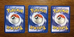 Dark Alakazam, Dark Kadabra, Abra Team Rocket Regular 3-card Set Moderate Play - Image 6