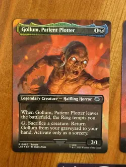 MTG: LotR 3 Card Lot, NM, Foil, Sam, Gollum, Ring Combined Art, Lord Rings TCG - Image 3