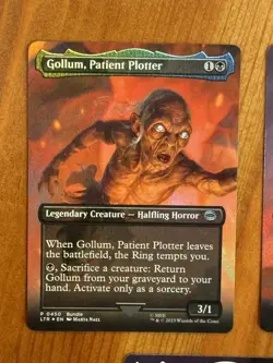 MTG: LotR 3 Card Lot, NM, Foil, Sam, Gollum, Ring Combined Art, Lord Rings TCG - Image 8