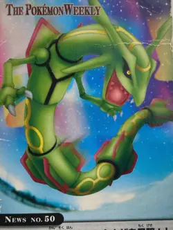 Rayquaza No. 050 Pokemon Weekly Magazine Promo Card Non Holo | Japanese | DMG - Image 15