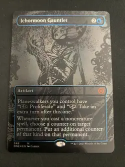 Ichormoon Gauntlet (Oil Slick Raised Foil) Phyrexia: All Will Be One Foil - Image 3
