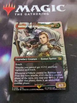 Mtg. Balthier and Fran. Foil Borderless. Final Fantasy. Pack Fresh - Image 2