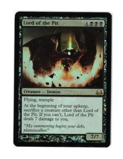 MTG - NM Foil - Lord of the Pit - Duel Decks: Divine vs. Demonic - Image 2