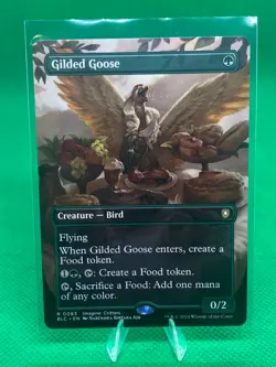 Gilded Goose (BORDERLESS) MTG |  Bloomburrow Commander - Image 1