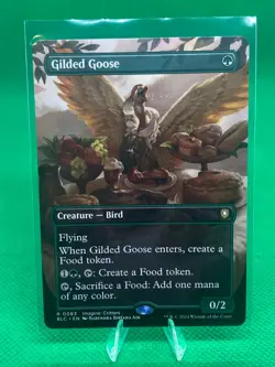 Gilded Goose (BORDERLESS) MTG |  Bloomburrow Commander - Image 2