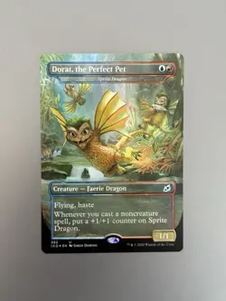 Dorat, the Perfect Pet - Sprite Dragon - Foil NM, MTG Ikoria Magic Godzilla - Image 2