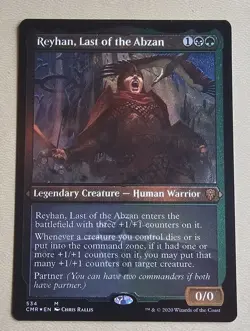 MTG FOIL ETCHED Reyhan, Last Of The Abzan 534 Mythic Rare NM - Image 1