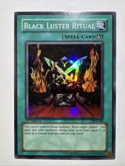 Yu-Gi-Oh! Black Luster Ritual TCG Card SYE-025 1st Edition - Image 1