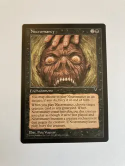 Necromancy - Visions - MTG Magic the Gathering - Uncommon - NM Near Mint - Image 1