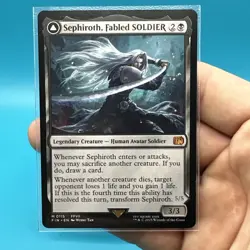 MTG Final Fantasy Sephiroth, Fabled Soldier, Non-Foil, #115 FFVII NM - Image 3