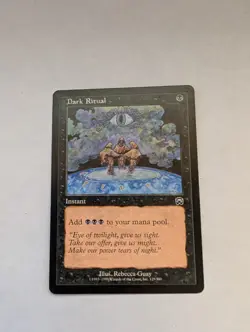 Dark Ritual Mercadian Masques Regular LP MTG - Image 2