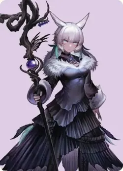MTG Y'shtola, Night's Blessed 53 Art Card Final Fantasy - Image 1