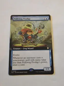 Pollywog Prodigy Extended Art Commander: Bloomburrow Magic the Gathering - Image 3