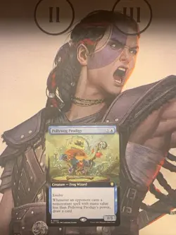 MTG - Pollywog Prodigy (BLC #50) (Extended Art) Commander Bloomburrow Regular NM - Image 1