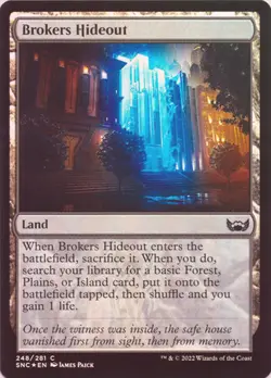 MTG Streets of New Capenna - Brokers Hideout (Foil) - Image 1