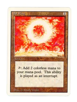 MTG Sol Ring Revised Uncommon English Magic The Gathering - Image 3