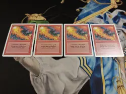 Red Elemental Blast MTG Revised Common Red Instant Near-Mint x4 GG10 - Image 1