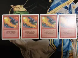 Red Elemental Blast MTG Revised Common Red Instant Near-Mint x4 GG10 - Image 2