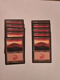 10x Mountain (409) - Dominaria Remastered - Near Mint - MTG - Image 2