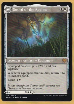 Halvar, God of Battle  Sword of the Realms  (Kaldheim,  Mythic,   2021)  NM - Image 2
