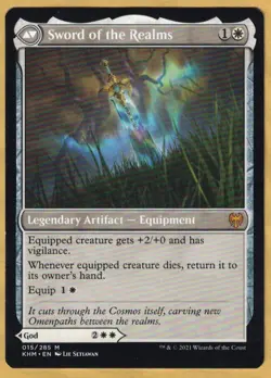 Halvar, God of Battle  Sword of the Realms  (Kaldheim,  Mythic,   2021)  NM - Image 4