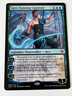 MTG Magic The Gathering Ixalan Jace, Cunning Castaway Mythic LP - Image 1