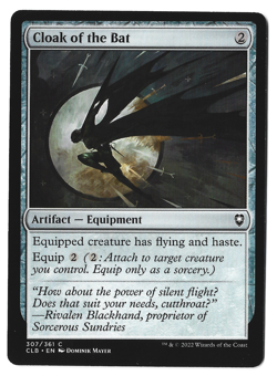 Cloak of the Bat - MTG Commander Legends: Battle for Baulder's Gate NM - Image 3