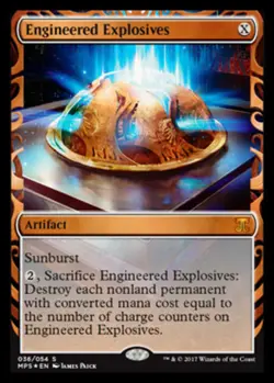 Engineered Explosives - Foil NM, English MTG Masterpiece Series: Kaladesh Invent - Image 1