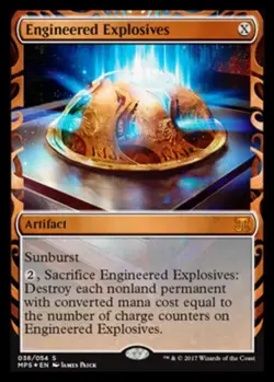 Engineered Explosives - Foil NM, English MTG Masterpiece Series: Kaladesh Invent - Image 2