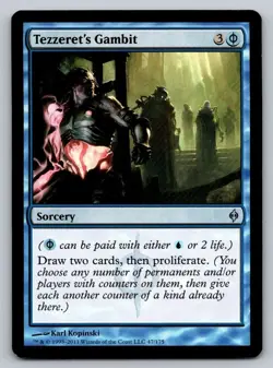 Tezzeret's Gambit New Phyrexia Regular - Image 1