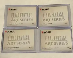 Magic The Gathering Final Fantasy Art Series 6 Card Lot - Image 4