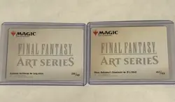 Magic The Gathering Final Fantasy Art Series 6 Card Lot - Image 7