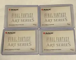 Magic The Gathering Final Fantasy Art Series 6 Card Lot - Image 8