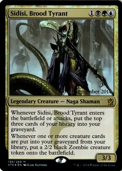 Sidisi, Brood Tyrant LP* FOIL PRERELEASE Khans Of Tarkir 199/269 mtg -UnltdCards - Image 3