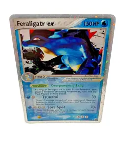 Feraligatr ex 103/115 Ultra Rare EX Unseen Forces Holo Pokemon Card Pokemon TCG - Image 1