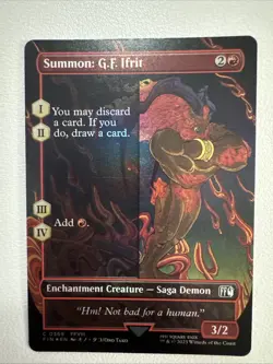 Summon: G.F. Ifrit Borderless (NM Foil) FIN-0369 Common MTG - Image 3