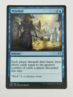 Windfall - Commander 2020 (C20)  128/322 - Blue (Near Mint NM) - Image 3