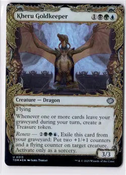 Kheru Goldkeeper NM/M* FOIL SHOWCASE Tarkir: Dragonstorm 0313 mtg -UnltdCards - Image 1