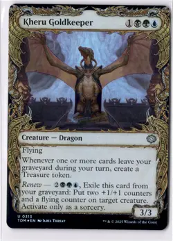 Kheru Goldkeeper NM/M* FOIL SHOWCASE Tarkir: Dragonstorm 0313 mtg -UnltdCards - Image 3