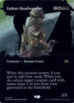 Yathan Roadwatcher NM/M* FOIL BORDERLESS Tarkir Dragonstorm 0375 mtg -UnltdCards - Image 3